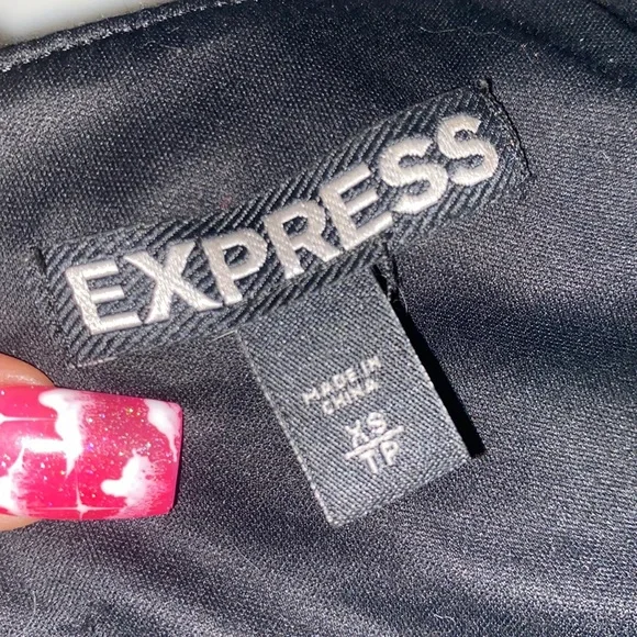 *donated* Express Black & Gold Sequin Skirt - Picture 2 of 3